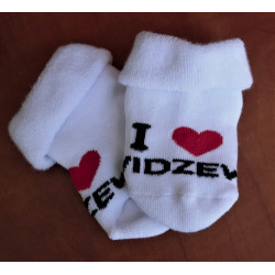 Skarpety niemowlęce I LOVE WIDZEW