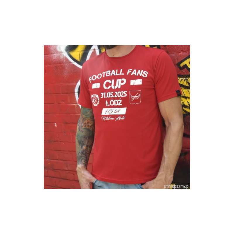 Koszulka Football Fans Cup (czerwona)
