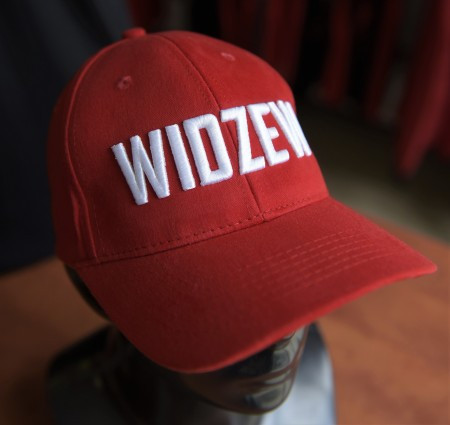 Czapka WIDZEW 3D (czerwona)