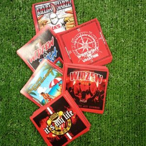 Wlepy kwadratowe - pakiet 20 sztuk naklejek kibicowskich