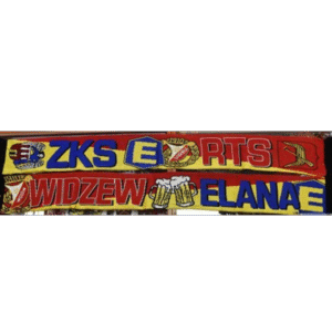 Szal ZKS RTS - szal dziany z włóczki akrylowej dla kibiców