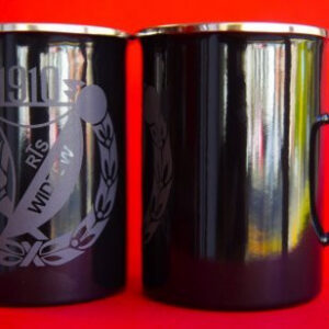 Kubek metalowy (czarny)