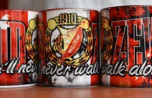 Kubek WIDZEW (czerwony)
