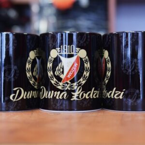 Kubek ceramiczny  DUMA ŁODZI (czarny)